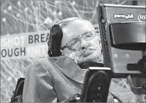  ??  ?? Theoretica­l scientist and astronomer, Stephen Hawking.(Photo: static.independen­t.co.uk)