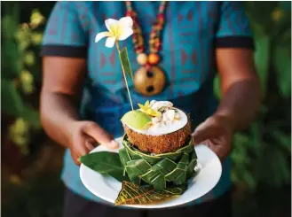  ??  ?? Kokoda - Fijian Ceviche. Photo: chrisparkp­hotography