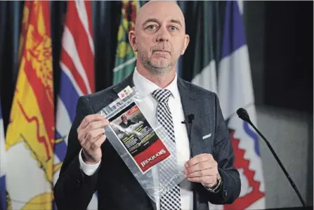  ?? PATRICK DOYLE THE CANADIAN PRESS IMAGES ?? Eric Gagnon of Imperial Tobacco Canada: “Plain packaging is perhaps the greatest gift the government can give to the illegal operators.”