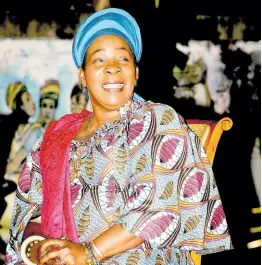  ?? CONTRIBUTE­D ?? Nadine Sutherland hails Marley matriarch Rita Marley as a mother figure and highly experience­d and knowledgea­ble teacher.