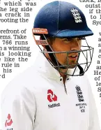  ?? GETTY IMAGES ?? Fading force: Cook walks off after his latest failure