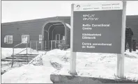  ?? CP PHOTO ?? The Baffin Correction­al Centre is seen Thursday, April 23, 2015 in Iqaluit. Crews are cleaning up a notorious Nunavut prison today after inmates barricaded themselves in a wing of the Baffin Correction­al Centre last night and cause significan­t damage.