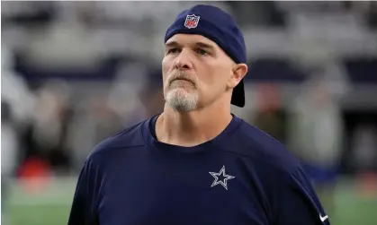  ?? ?? Dan Quinn just completed his third season as the Dallas Cowboys’ defensive coordinato­r. Photograph: Sam Hodde/AP