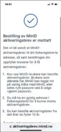  ?? FOTO: LIV EKEBERG ?? Skjermdump fra Min