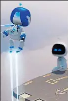  ??  ?? Astro, le petit robot, est directemen­t intégré dans la PlayStatio­n 5.