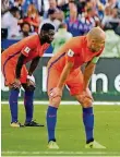  ?? FOTO: AP ?? „Frankreich war viel zu gut für uns“, sagte Kapitän Arjen Robben.