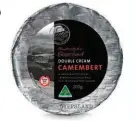  ??  ?? Aldi Handcrafte­d in Gippsland, the Emporium Selection Double Cream Camembert is a creamy and rich French-style cheese with a smooth, velvety texture and distinctiv­e fruit and nut flavours. aldi.com.au 6