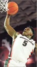  ?? Athens Banner-herald via AP - Joshua L. Jones ?? After spurning a number of other more prominent teams to sign with Georgia, Anthony Edwards is looking to bring prominence to the Bulldogs.