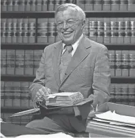  ??  ?? Attorney Lewis Donelson in his law office on 22 May 1984. Donelson was a member of the first Memphis City Council (1968-71) and state commission­er of finance and administra­tion during Gov. Lamar Alexander's first term in office. He has been a member of...