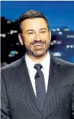  ?? RANDY HOLMES/ABC VIA ASSOCIATED PRESS ?? Host Jimmy Kimmel appears during a taping of Jimmy Kimmel Live, in Los Angeles on April 11, 2017.