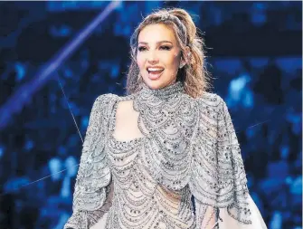  ?? CORTESÍA: INSTAGRAM THALÍA ?? No volvería a someterse a la “esclavitud del set”