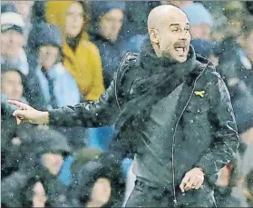  ?? FOTO: EFE ?? Pep Guardiola El martes el técnico del City afirmó que “vamos a matar a a los jugadores”