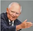  ?? Foto: dpa ?? Wolfgang Schäuble