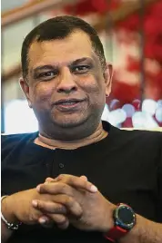  ??  ?? JV deals: Fernandes says AirAsia does JVs and eventually it will dispose of them.