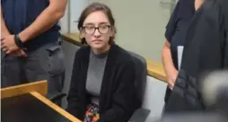  ?? (Avshalom Sassoni/Maariv) ?? US STUDENT Lara Alqasem sits in court in Israel.