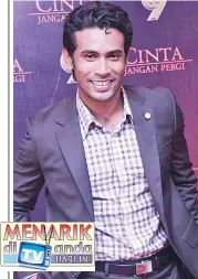  ??  ?? • Remy Ishak sebagai Farhan dalam Khabar Dari Casablanca hanya di TV2, jam 8.35 malam ini