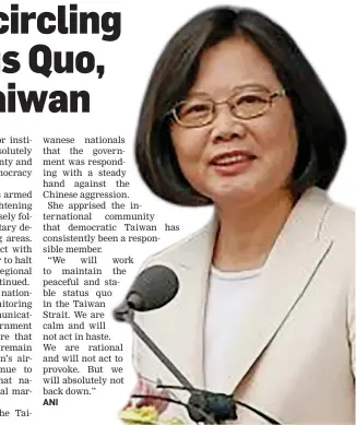  ?? Taiwanese President Tsai Ing-wen. ??