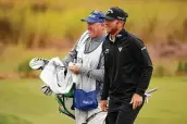  ?? Cliff Hawkins / Getty Images ?? Talor Gooch, chasing his first win on the PGA Tour, shot 3-under 67 on Saturday to extend his lead.