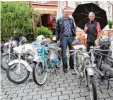  ??  ?? Auch historisch­e Mopeds waren zu be staunen.