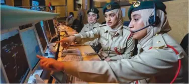  ?? ?? ±
The Dubai Police General Command has recently qualified the first batch of female officers to join the Command and Control Center.