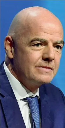  ?? ?? Calcio globale
Gianni Infantino, 51 anni, è stato eletto presidente della Fifa nel 2016