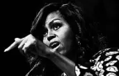  ?? JEWEL SAMAD/GETTY-AFP ?? In her book, former first lady Michelle Obama calls out President Donald Trump over “bigotry and xenophobia.”