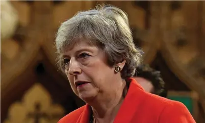  ?? Photograph: Reuters ?? Theresa May attacked the government’s internal market bill in a speech to the Commons on Monday.