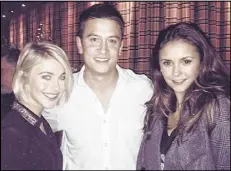  ?? CONTRIBURE­D BY HANNAH HUFFINES ?? The Painted Pin owner Justin Amick with Julianne Hough and Nina Dobrev.