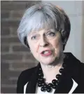  ??  ?? Prime Minister: Theresa May