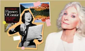  ??  ?? Judy Collins with a Flannery O’Connor book, Jo Stafford and Fern Lake … ‘I grew up with this sense of discipline and art.’ Composite: Shervin Lainez/Getty