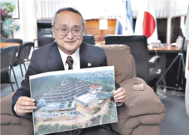  ?? FOTO: JOHNY MAGALLANES ?? Norio Fukuta, embajador de Japón en Honduras, conversó con EL HERALDO sobre los 85 años de relaciones bilaterale­s y la asistencia que le han brindado al país.