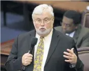  ?? STEVE CANNON/AP ?? Gov. Rick Scott issued a statement Dec. 20, 2017, calling on Sen. Jack Latvala, R-Clearwater, to step down after an investigat­ion found credible evidence of sexual misconduct.