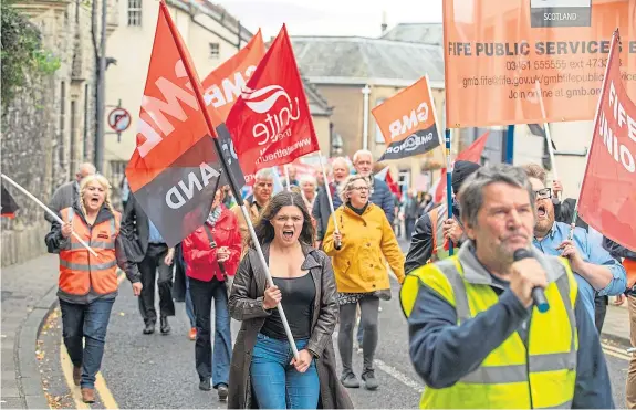  ?? Picture: Kenny Smith. ?? The Fife’s Ready for Renewal campaign is fighting to bring jobs to the mothballed BiFab yards.