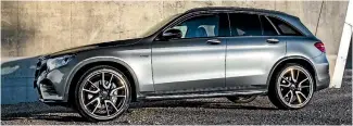  ??  ?? GLC 43 comes with 21-inch wheels as standard. That’s how AMG rolls.