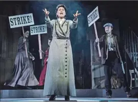  ?? Nick Agro Pasadena Playhouse ?? VALERIE PERRI plays anarchist Emma Goldman, whose Union Square speech galvanizes another character, in the Pasadena Playhouse production of “Ragtime.”
