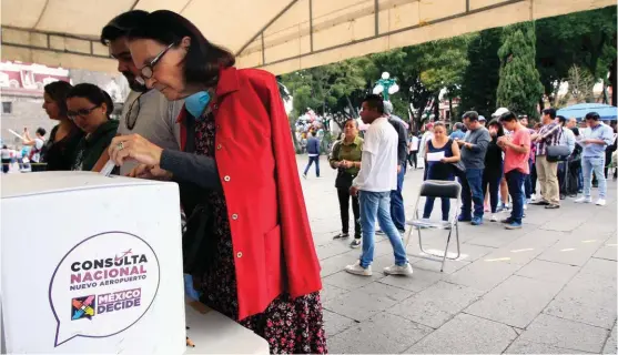  ?? MIGUEL ROMERO ?? De acuerdo con los resultados dados a conocer por el gobierno federal electo, se precisa que se contabiliz­aron 453 votos nulos.