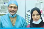  ??  ?? KUWAIT: Head of gynecology at Adan Hospital Abeer AlThaydi (right) and the visiting consultant surgeon from India. — KUNA