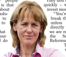  ??  ?? Import worries… Minette Batters