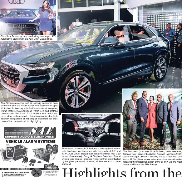 Highlights From The Audi Q8 Launch Pressreader