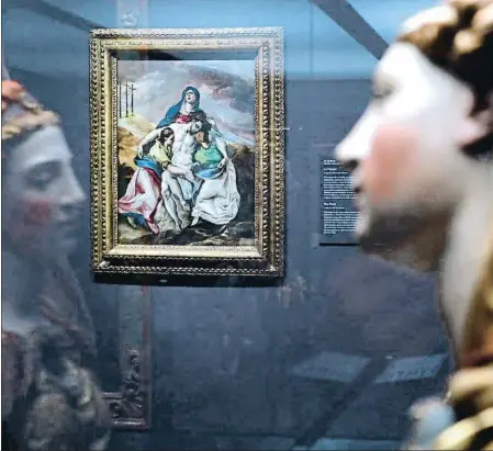  ??  ?? La Pietat de Doménikos Theotokópo­ulos, el Greco, un oli del 1574-76, exposat ara al Museu del Prado