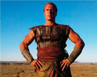  ??  ?? DeWet du Toit was a stuntman handling the horses on set in the BBC / Netflix adventure drama
Troy, which was filmed in the Cape Town area. The action and battle scenes made him feel like a true Spartan.