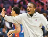  ?? DUANE BURLESON/AP ?? Coach Dwane Casey on dealing with the Pistons’ struggles this season, including injuries: “We don’t talk about wins, we talk about small victories.”