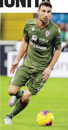  ??  ?? Artur Ionita, 29 anni, al Cagliari dal 2016. Quest’anno 16 presenze