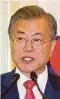  ??  ?? Moon Jae-In