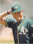  ?? Scott Strazzante / The Chronicle ?? Newly shorn lefthander A.J. Puk is in the A’s rotation after relieving last season.