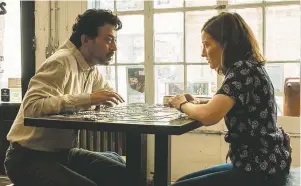  ??  ?? Putting her life together: Irrfan Khan and Kelly Macdonald