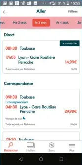  ??  ?? ▲ À condition de n’être pas trop pressé, BlaBlaBus et les autres lignes de cars « Macron » sont une alternativ­e très avantageus­e aux trajets en train, avec des prix imbattable­s surtout si l’on est flexible sur les dates.