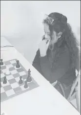  ?? ?? Sasha Shariff leads the Female category of the GCF’s Third Chess Grand Prix tourney