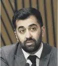  ??  ?? 0 Humza Yousaf: ‘Understand­able anxiety’