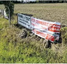  ??  ?? Des banderoles néfastes à l’attractivi­té du territoire